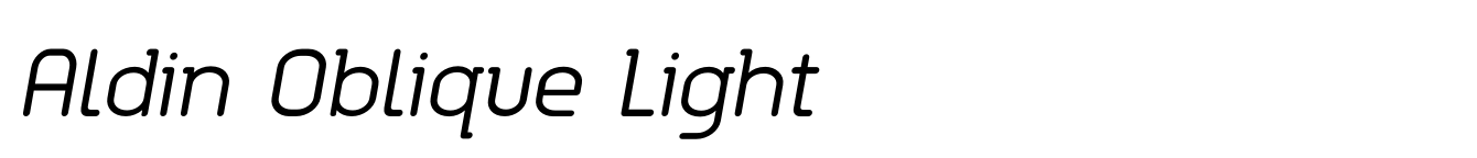Aldin Oblique Light